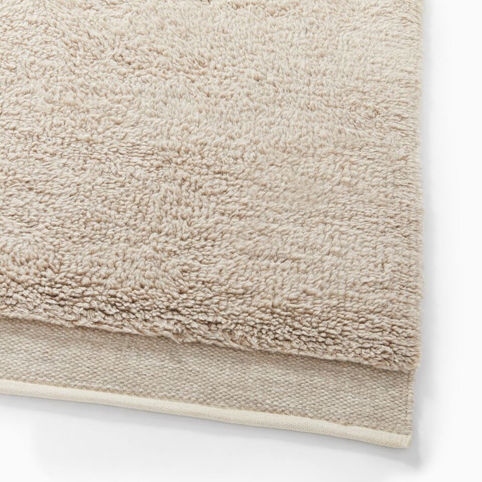 HandLoomed Solid Shag Rug West Elm UK